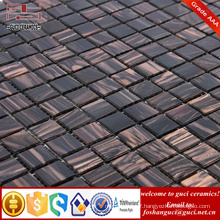 China supply Hot melt gold thread mosaic tile